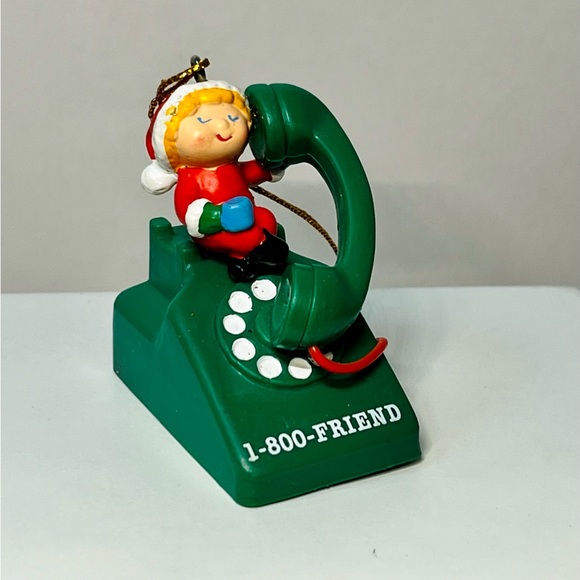 Vintage 1-800-Friend Collectible Ornament - Picture 1 of 6